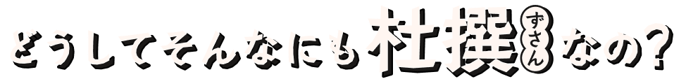 どうしてそんなにも杜撰（ずさん）なの？