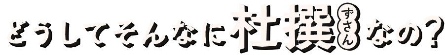 どうしてそんなに杜撰（ずさん）なの？